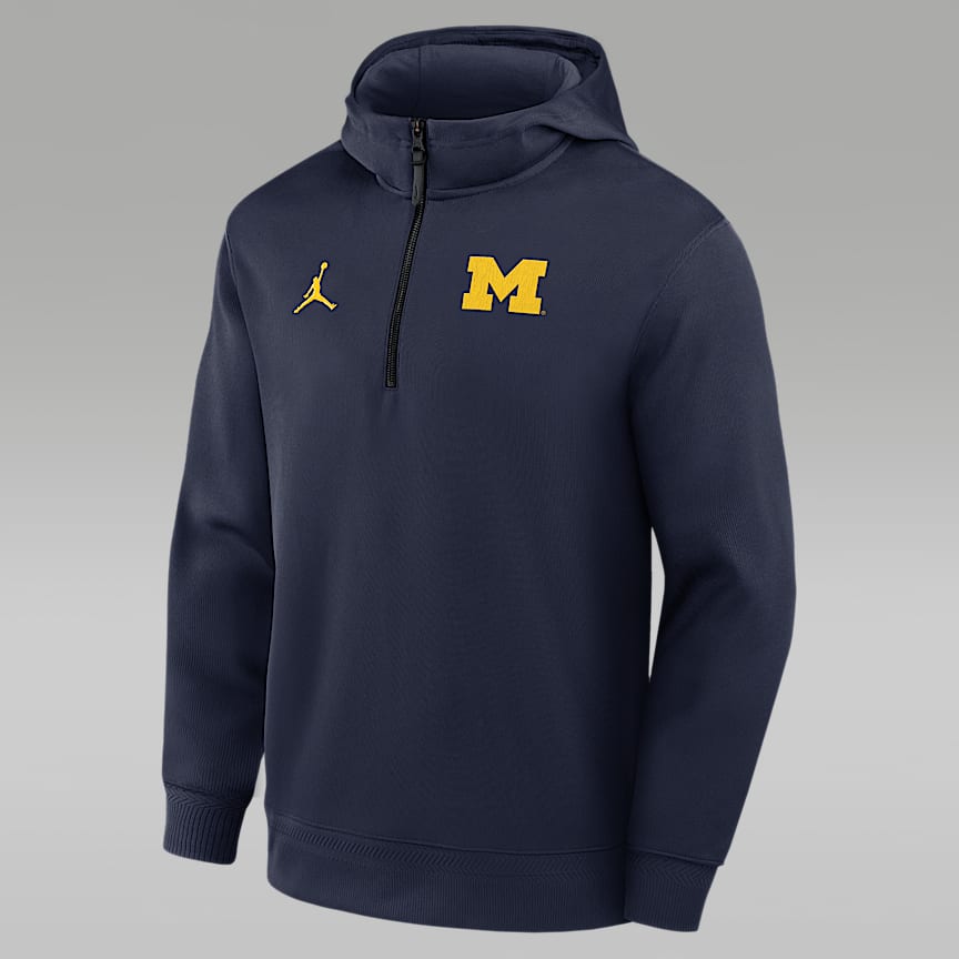 Michigan Sideline Men's Jordan Brand Dri-FIT College Long-Sleeve